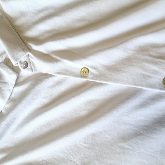 Eileen Fisher Cream Textured Fabric - Picture 7 of 10